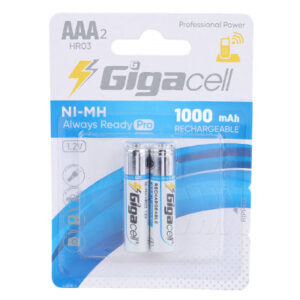 باتری نیم قلمی شارژی ظرفیت 1000-mAh گیگاسل مدل pro