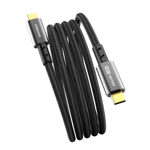 کابل 240W سوپر فست شارژ USB-C به USB-C مدل 2152-8K پرودو