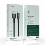 کابل لایتنینگ گرین‌لاین 15 وات مدل Braided Timer-USB-A to Lightning