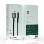 کابل تایپ سی گرین‌لاین مدل Braided Timer-USB-A to USB-C