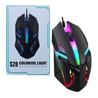 ماوس گیمینگ RGB مدل S28 سیم دار