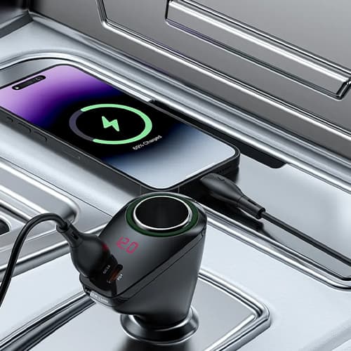 شارژر فندکی 75 وات گرین لاین مدل Power Drive